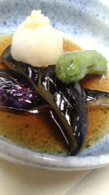 (13)茄子の揚げ浸し