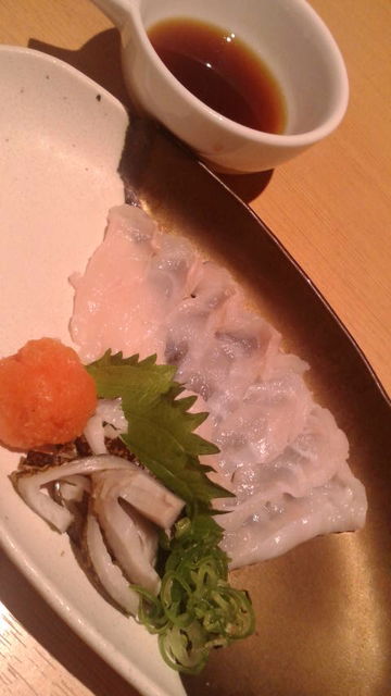 (29)熟成ウツボの薄造り