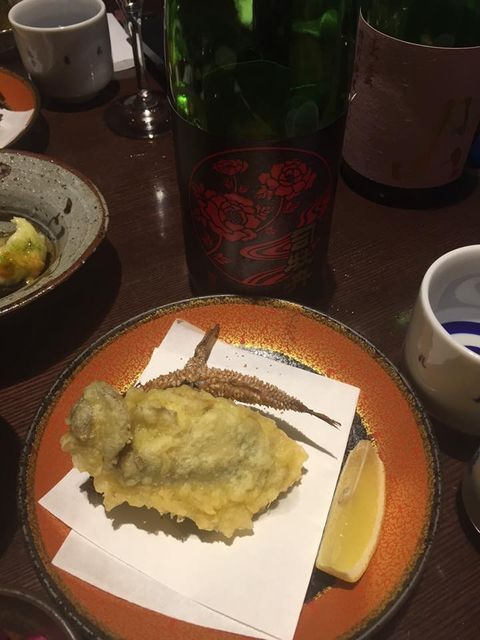(16)「司牡丹・封印酒」と揚物