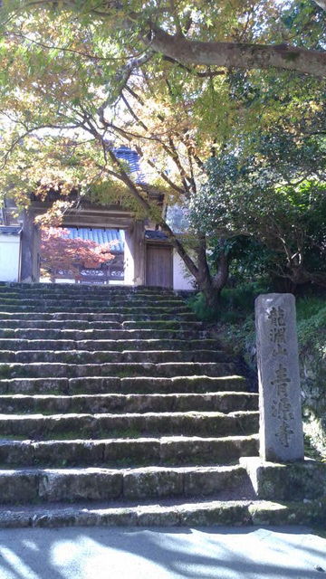 (14)青源寺正門の石段