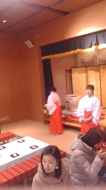 (14)御神酒をいただく