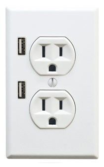 USB給電付きコンセント