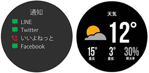 スマートウォッチとして