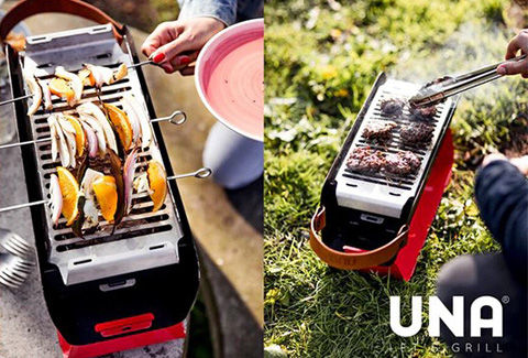 UNA GRILLポータブルアウトドアグリル