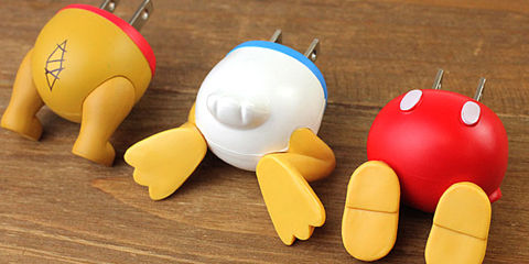 ディズニーキャラクター:USB-AC充電器 おしりシリーズ
