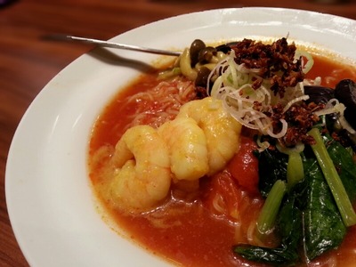 太陽のトマト麺 吉祥寺 夏ココナッツ海老トマ冷麺