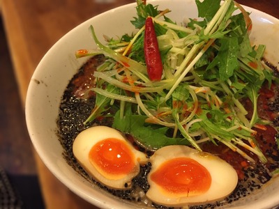 天鳳 方南町 黒ごま担々麺