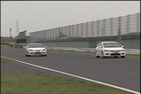 \0〜300m対決 重いFD2がDC5を引き離します。