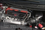 K20A 240馬力にまでチューンされてます。
