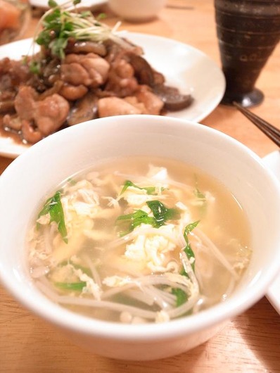 簡単中華卵スープb