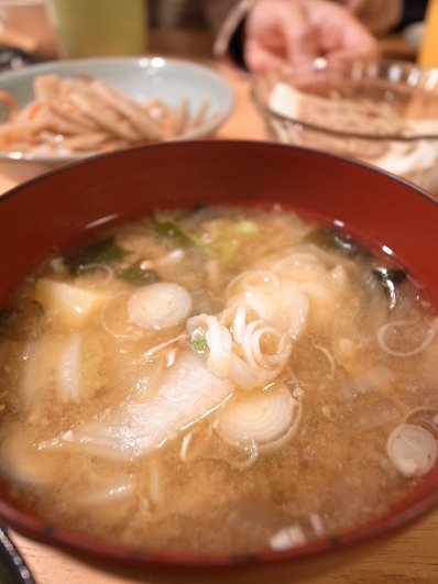 白菜味噌汁