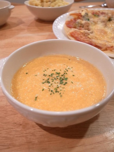 にんじんのポタージュスープb