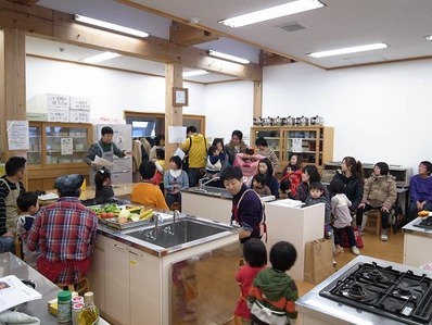 あきたチャイルド園パパ料理教室b