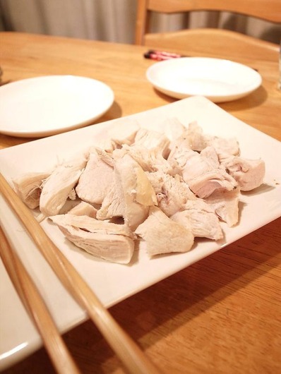 蒸し鶏b