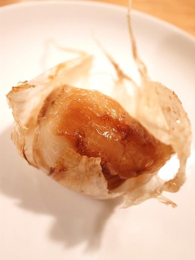 にんにくの丸ごと素揚げb