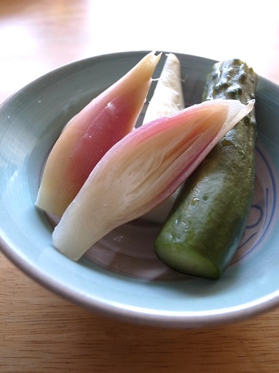 みょうがのぬか漬け