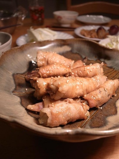 みょうがの豚ロース巻きb