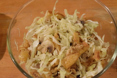 キャベツ油揚げ