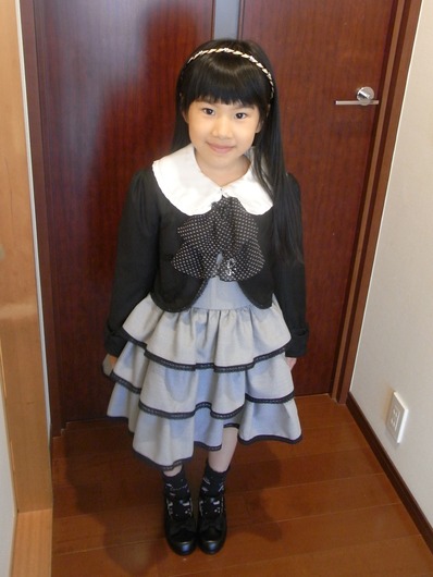 ゆりか入学式準備