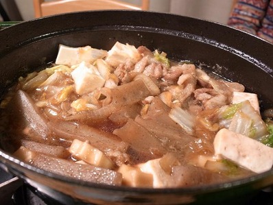 豚すき焼きb