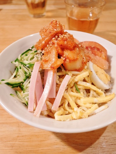 お家で冷麺