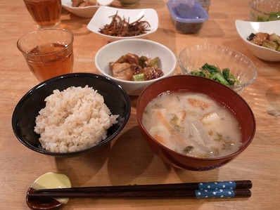 あるひの晩ごはんb