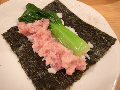 青梗菜とろ巻き