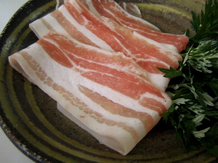 きなこ豚のスライス