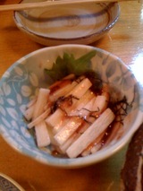 山芋梅肉あえ