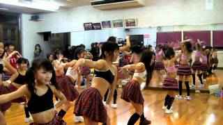 【JC】露出高め衣装でダンス練習するJC達！