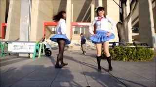 【黒タイツ】タイツ越しのパンチラがたまらない！
