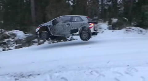 Yaris WRC swedish test