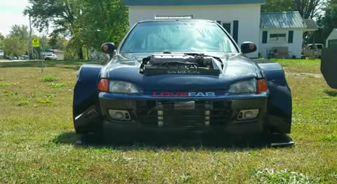 Brutal Honda Civic WideBody EG6