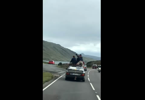 Car Surfing in Scotland