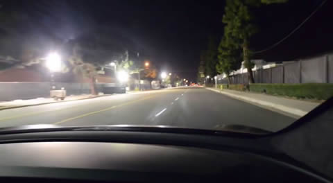 Tesla Model 3 first drive with reaction to acceleration