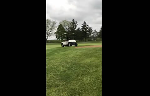 Insane Golf Cart Jump