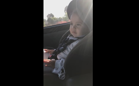 Maddie Waiting for the Beat to Drop