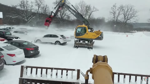 Brilliant Mass Car Snow Removal Invention