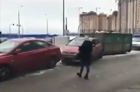 New Funny Video of Car Parking of Girl