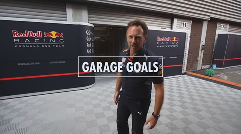 Christian Horner Red Bull Racing Garage Tour