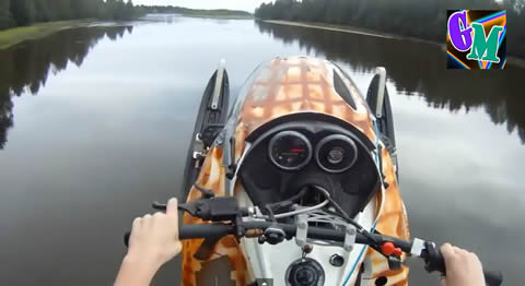 SNOWMOBILE_on_water