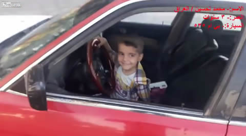 LiveLeak - 3 years old doing donuts in a bmw