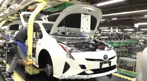 Prius 2017 Production and Assembly Line Assembly Process