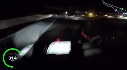 Canepa On board Paul Ricard 2018 in the night