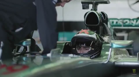 Jorge Lorenzo drives the MERCEDES F1