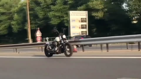 Mystery of Ghost Motorbike Driving Without Rider in Paris