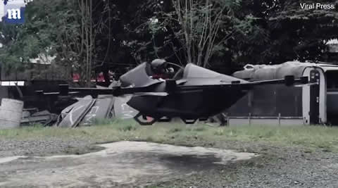 Eccentric inventor creates his own FLYING CAR