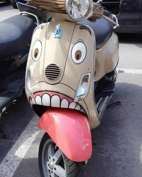 Tongue scooter