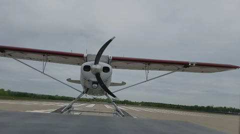 Witnessing a Seaplane Take Off