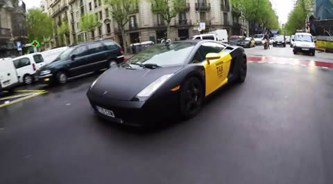 Lamborghini Taxi Barcelona